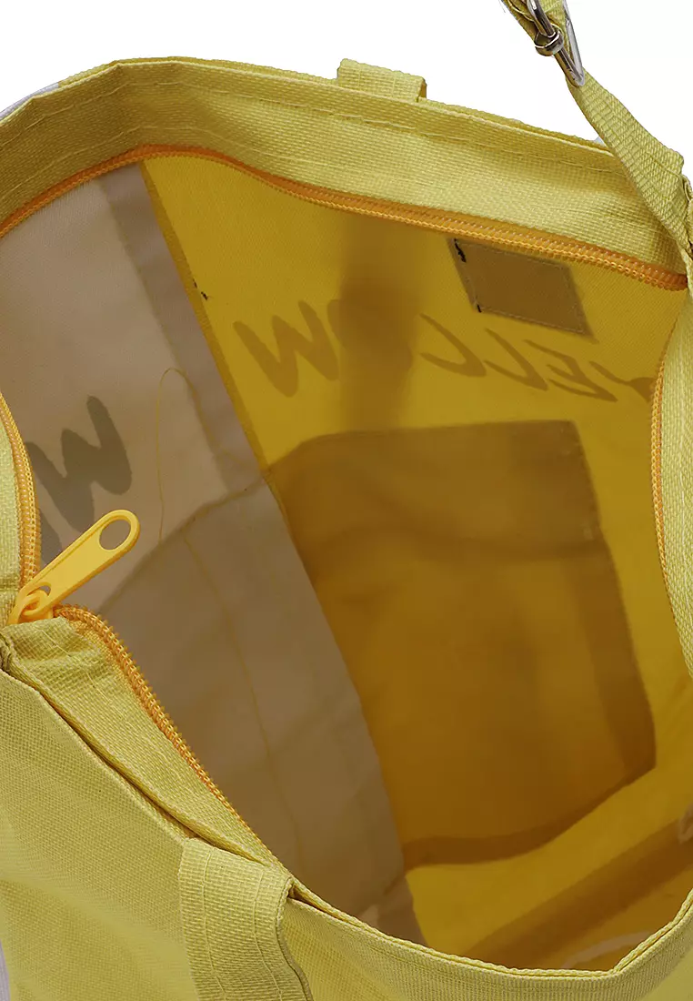 Millane Totebag Wanita Simple Two Tone Fashion Casual Large Storage Material Canvas ORIGINAL