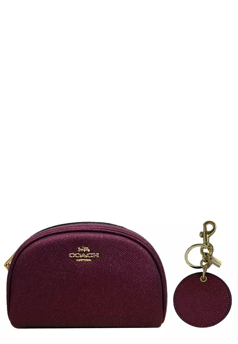 Coach Coach Boxed Dome Cosmetic Case And Mirror Bag Charm