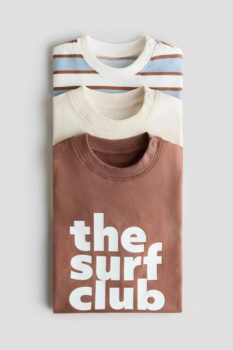 3-pack cotton T-shirts