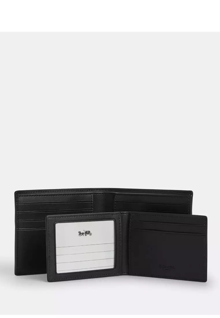 3 In 1 Wallet In Signature Canvas With Varsity Stripe