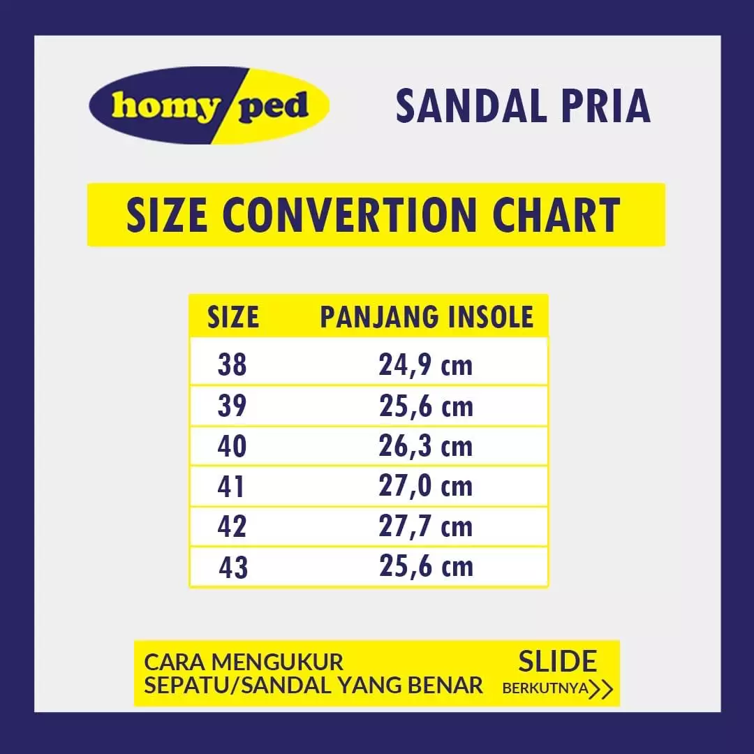 Homyped Rashford 01 Sandal Jepit Pria