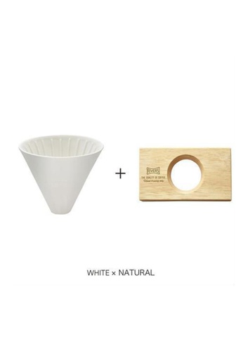 Rivers Drinkware white Rivers Cave-R and Pond-F Set Box - White and Natural 84D85HL084A34DGS_1