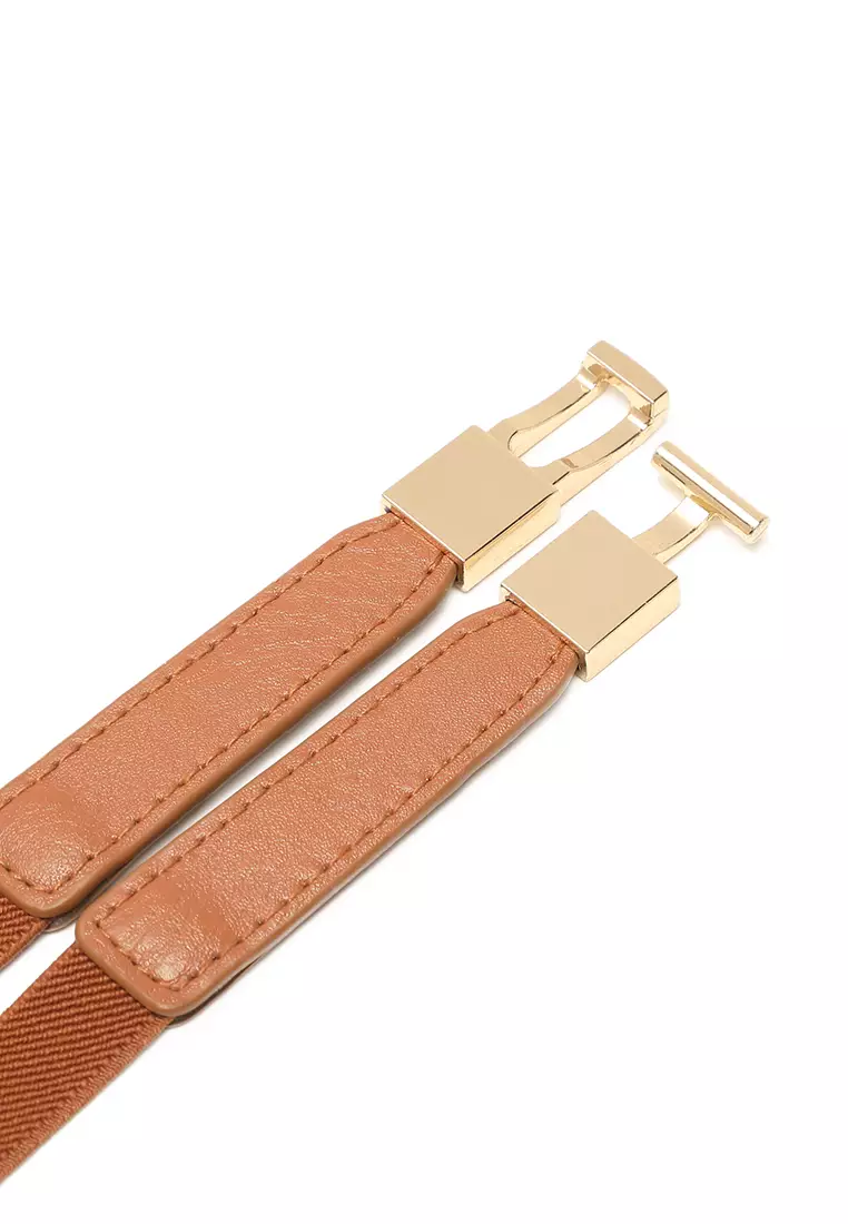 GYKACO AILEE Brown - Ikat Pinggang Wanita - Fashion Belt / Sabuk (Import)