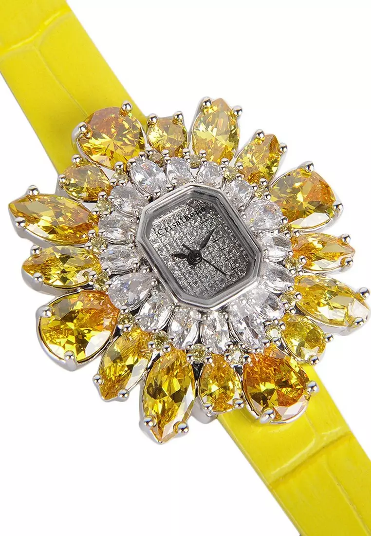 Snow Fashion Watch in Yellow for Women