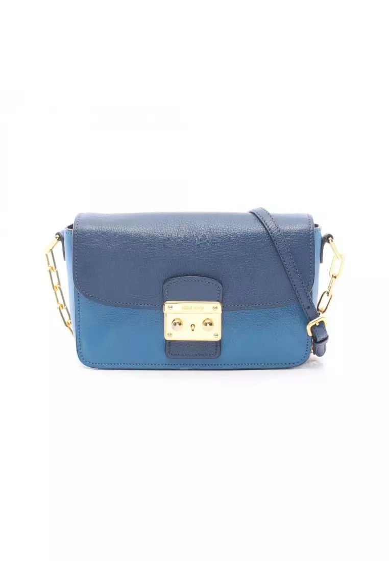 Buy Miu Miu Pre-Loved MIU MIU MADRAS BICOLORE Madras chain