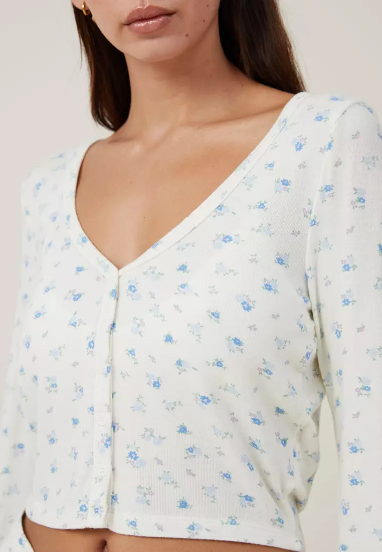 Super Soft Crop Long Sleeve Top