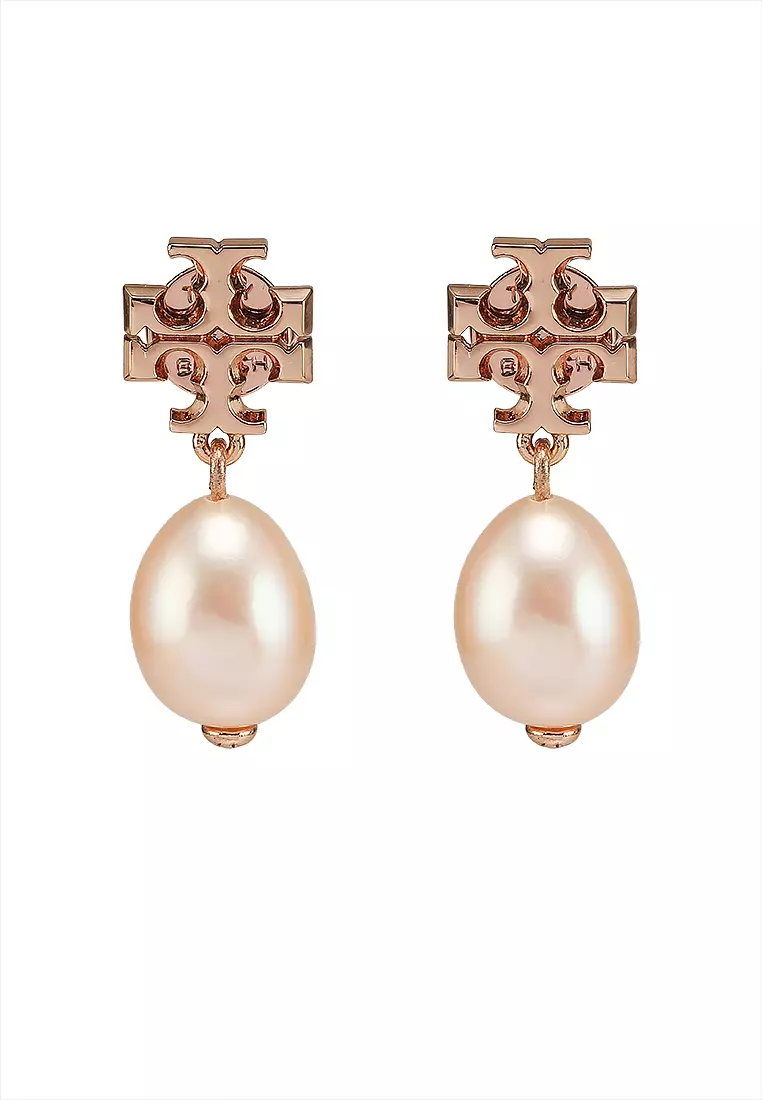 Tory burch pearl drop earrings cheap