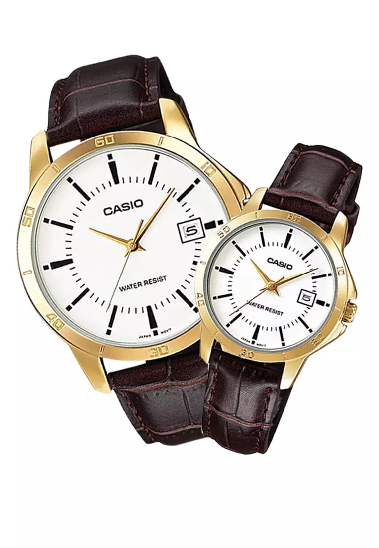 Analog Couple Watches Couple-V004GL-7A