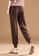 A-IN GIRLS brown Elastic Waist Warm Casual Pants (Plus Cashmere) 94D81AAC413371GS_3