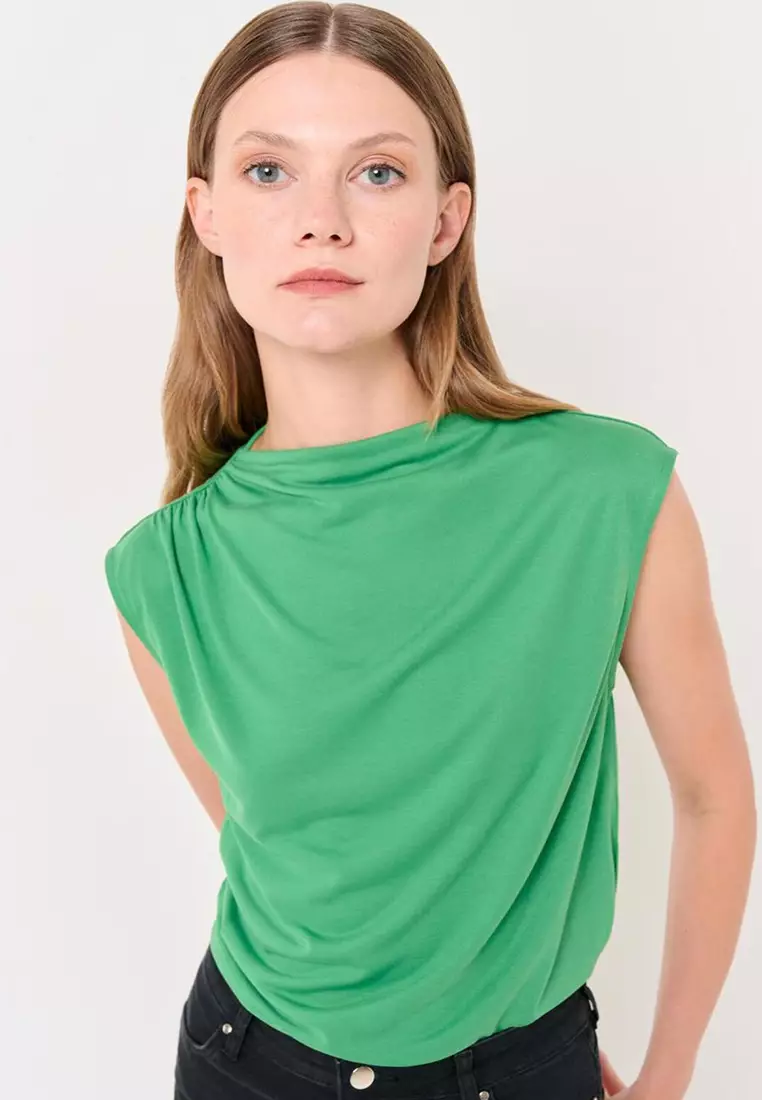 Buy Jimmy Key Sleeveless Ruched Top 2024 Online ZALORA
