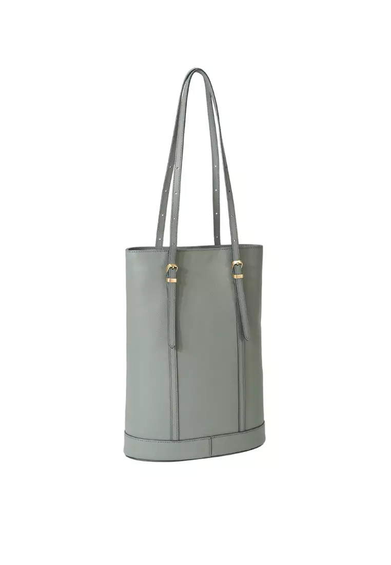 LYLE Portrait Tote - Grained Moonlight Grey