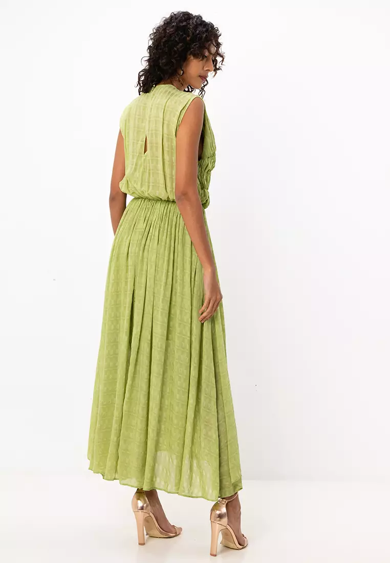 Asos Tassel T Shirt Dress Gathered Textured High Low Midi Dress