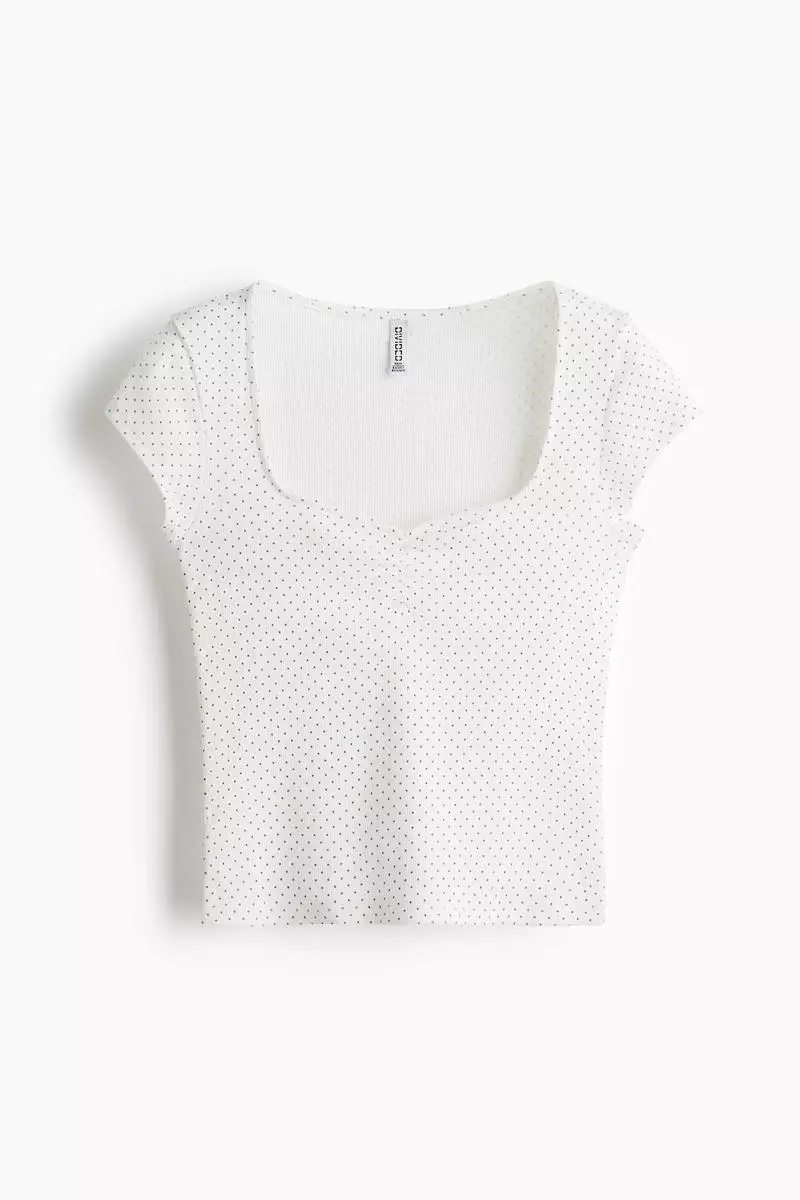 Ribbed T-shirt