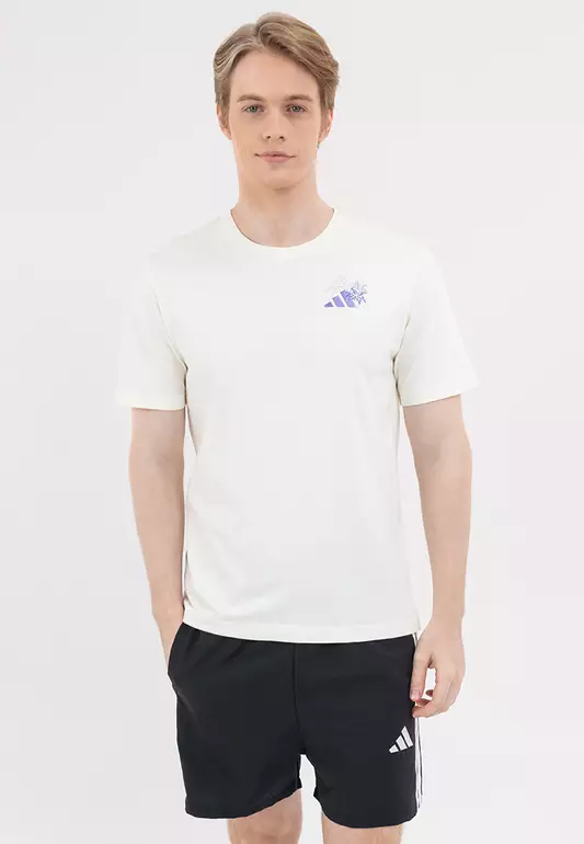 Lounge Pastel Embroidery Graphic T-Shirt