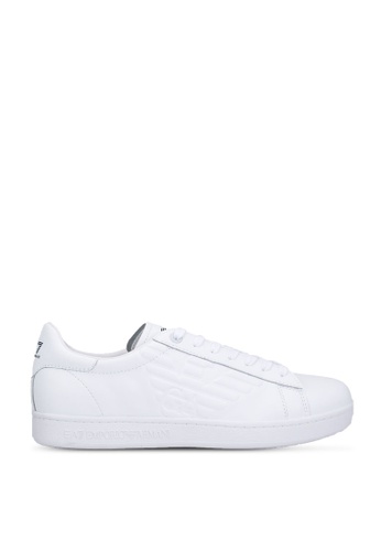 EA7 white Classic New Cc Sneakers 3EE77SH69A7634GS_1