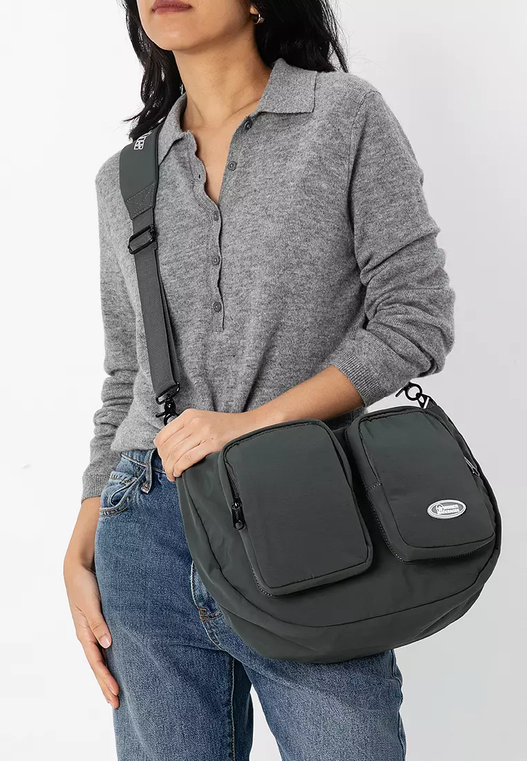 Lightweight Water-Resistant Travel Sling Bag
