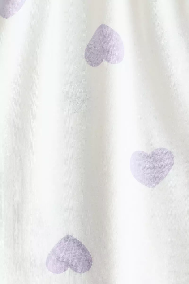 Printed cotton dress