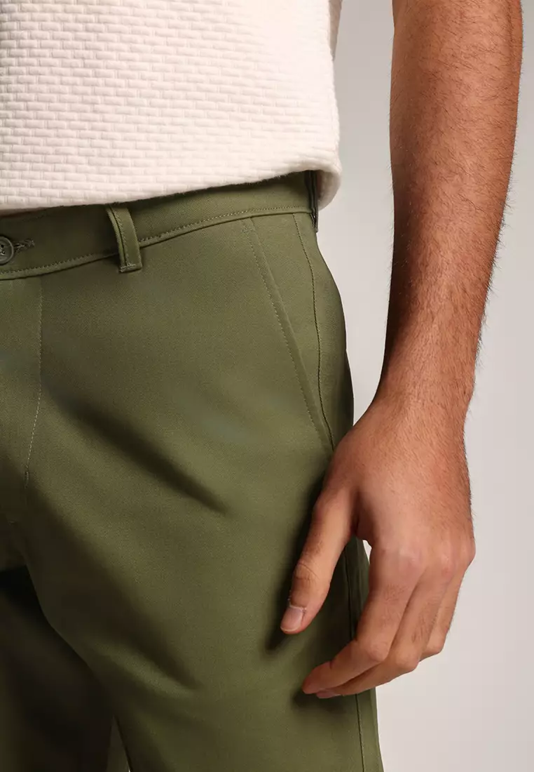 MOC Celana Panjang Pria Regular Fit JASPER - ARMY