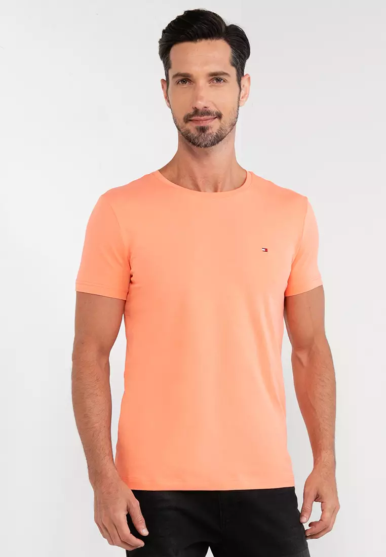 Tommy hilfiger stretch on sale slim fit tee