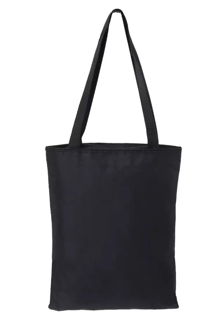 Viona Tote Bag Motif Cat Tas Wanita Quality Premium - Black