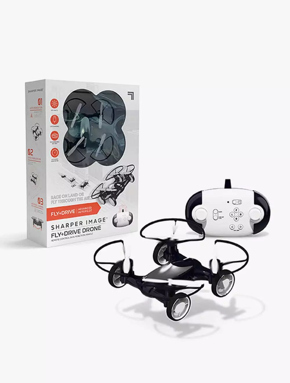 Sharper image fly plus drive hot sale drone