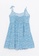 LC WAIKIKI blue U Neck Patterned Strappy Viscose Women's Dress 3C182AA298FA41GS_7