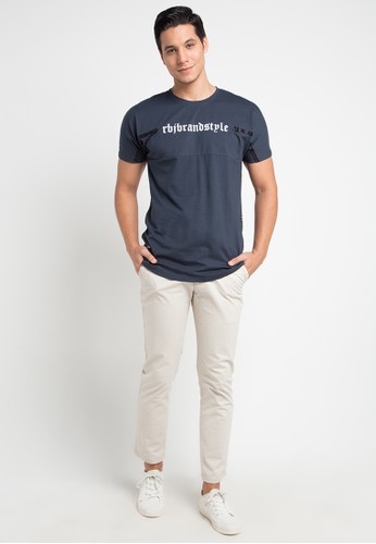 Jual RBJ Rbj Basic Printed Tee Original ZALORA Indonesia
