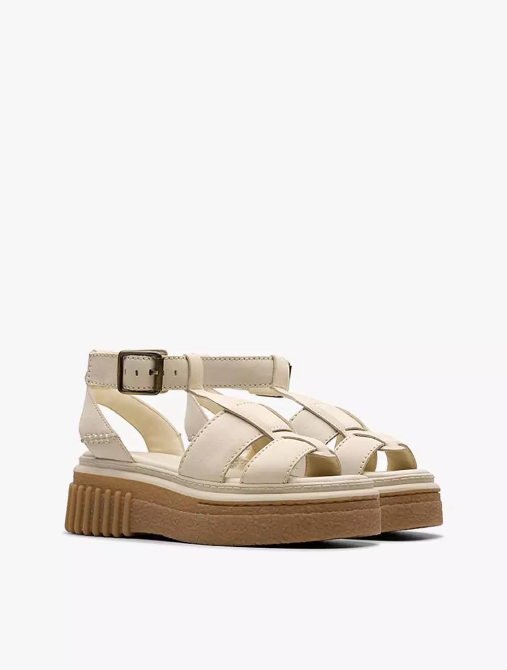 Clarks Evamar Sun Cream Leather