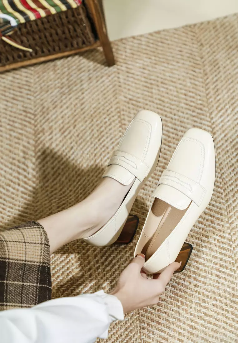 4CM Penny Leather Loafer TE6988-2