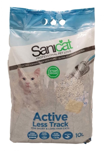 active less track 10l clumping cat litter