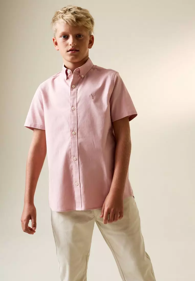 Short Sleeve Cotton Rich Oxford Shirt