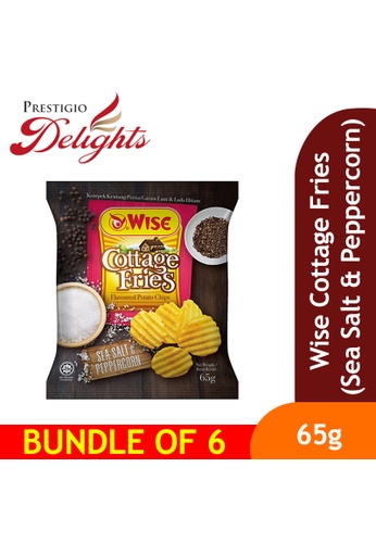 Prestigio Delights Wise Cottage Fries (Sea Salt & Peppercorn) 65g Bundle of 6 14B58ES8377A6EGS_1