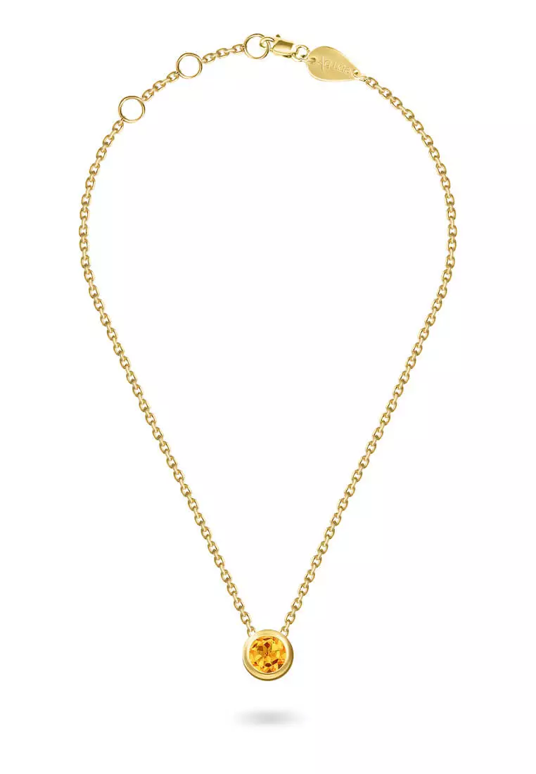 Gold chain deals with birthstone