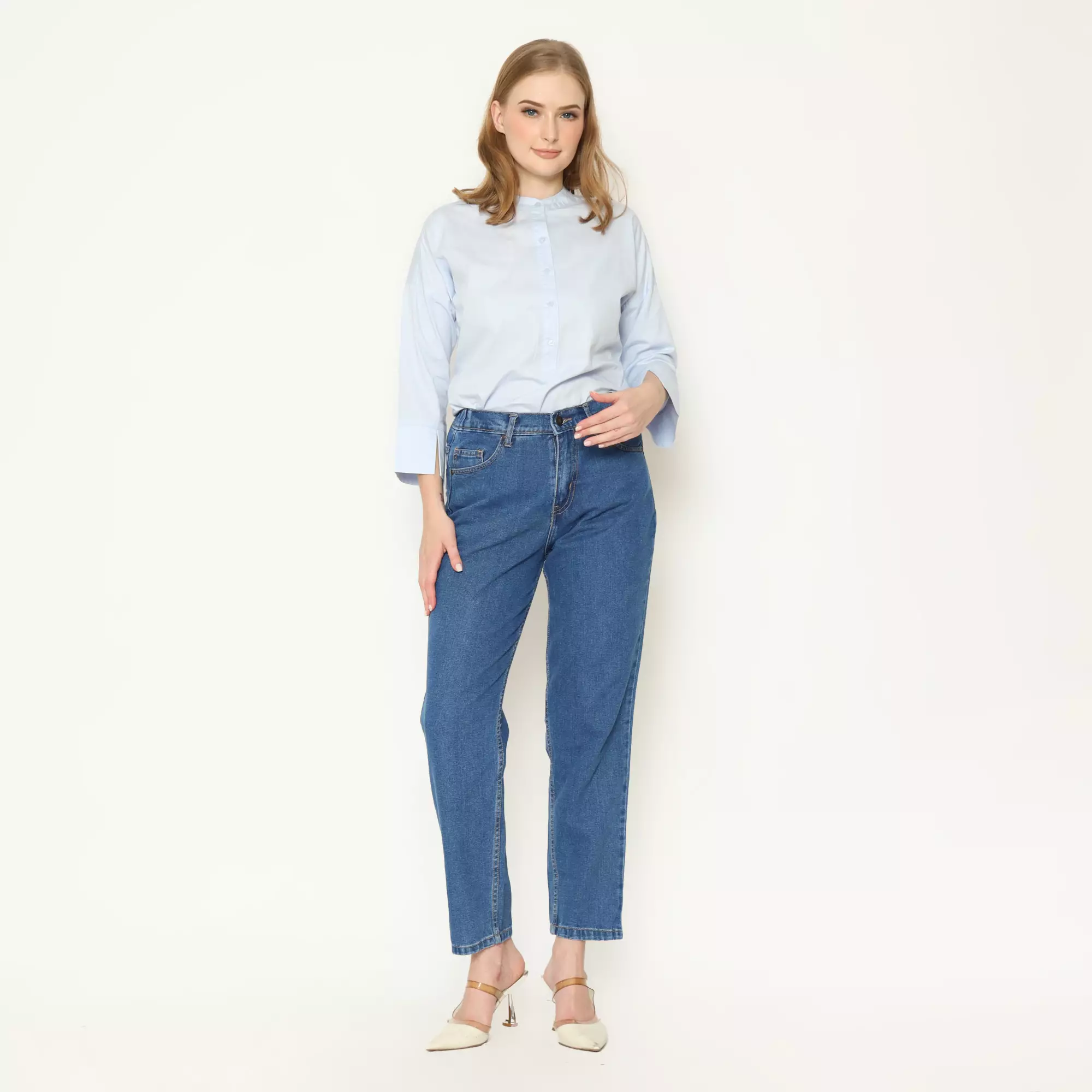 Leikha Jeans Medium Blue