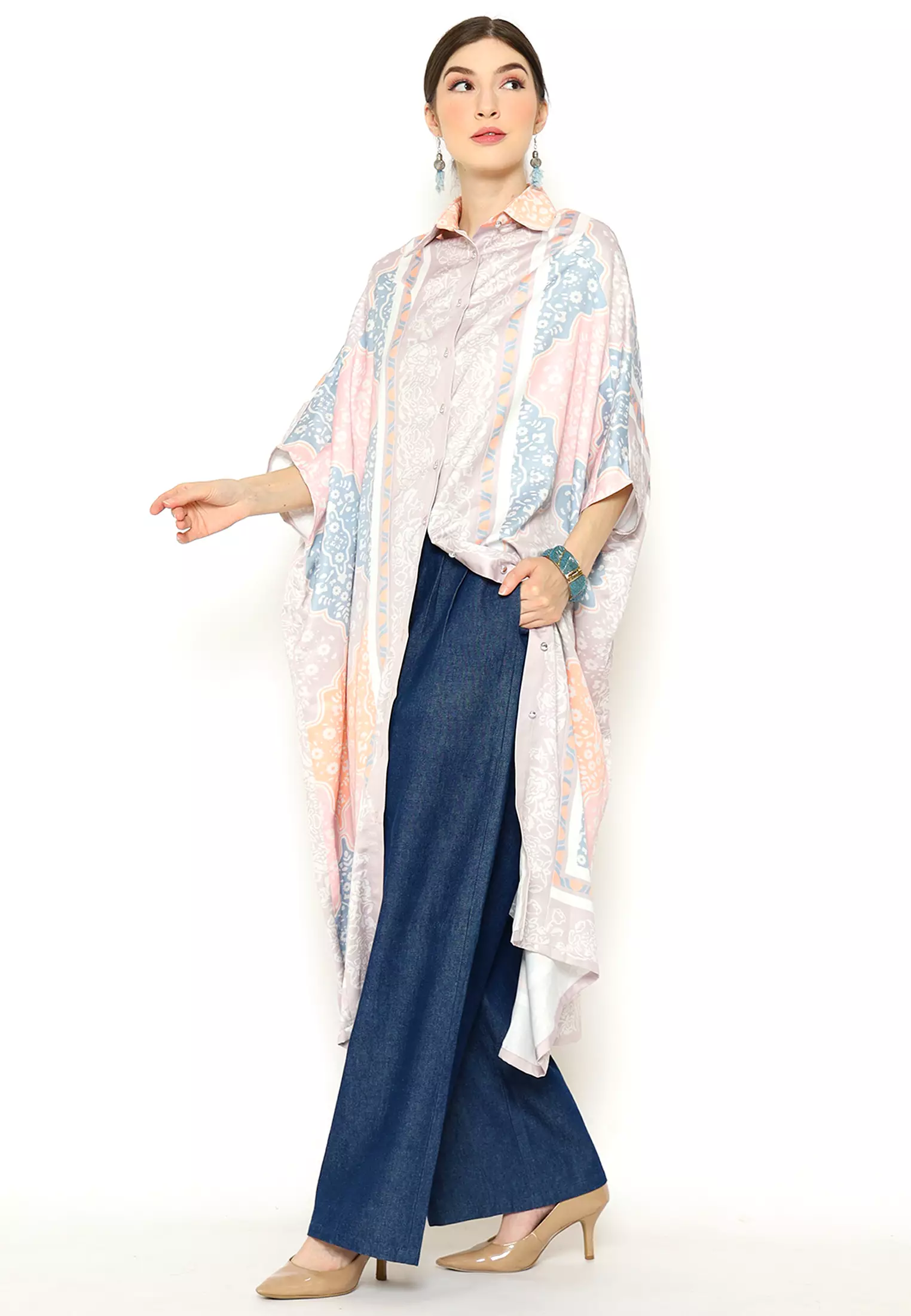 Kanzi Collared Kaftan