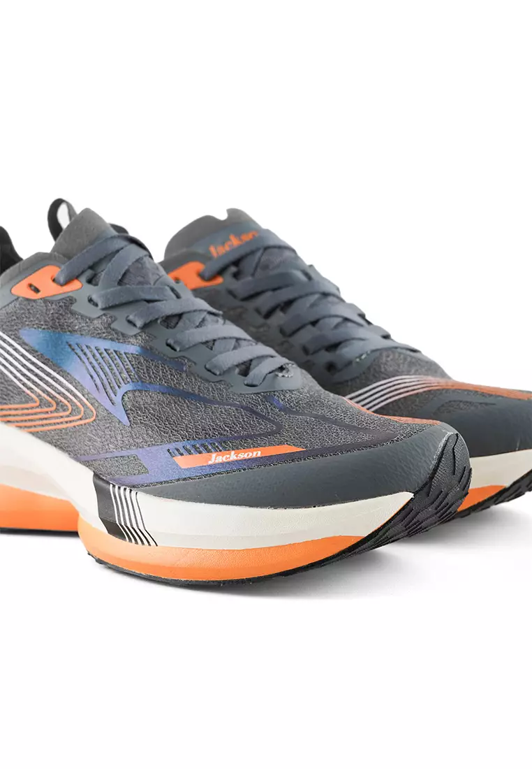 Jackson Active Phantom 1 Grey Orange - Sepatu Sporty