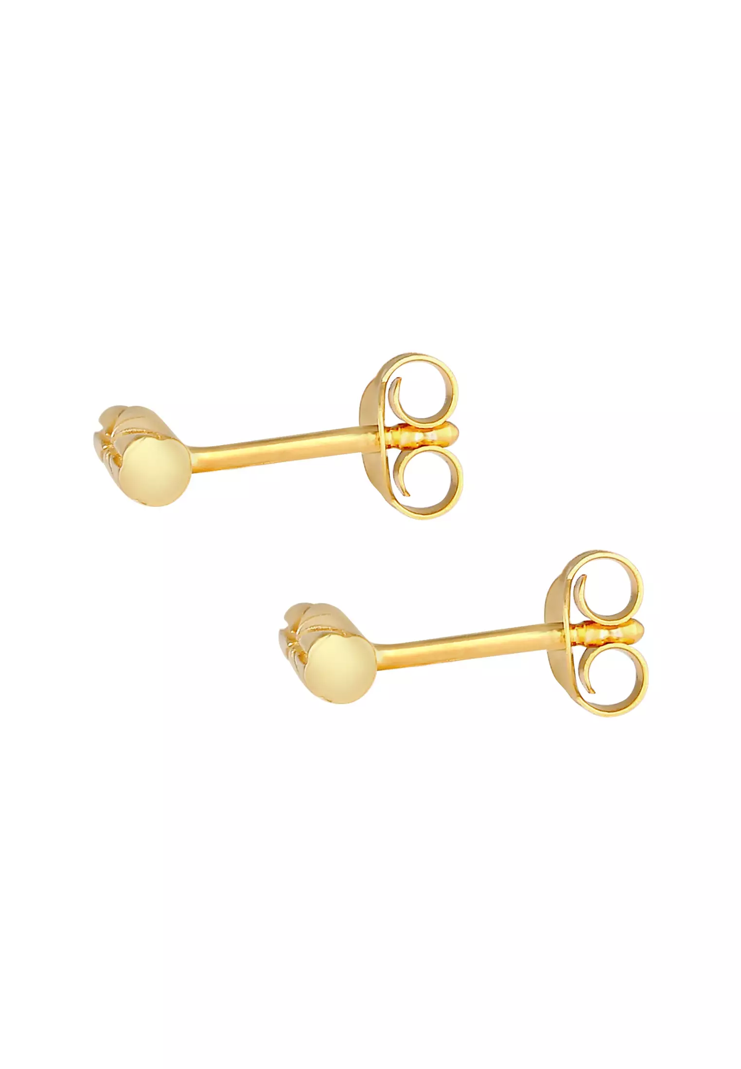 Earrings Rod Basic Geo Minimal Flag Great Britain Gold Plated