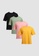 FOREST pink Forest Premium Weight Cotton Linen Knitted Boxy Cut Crew Neck Tee T Shirt Men - 621217-54Pink C8E60AA7C85D6EGS_7