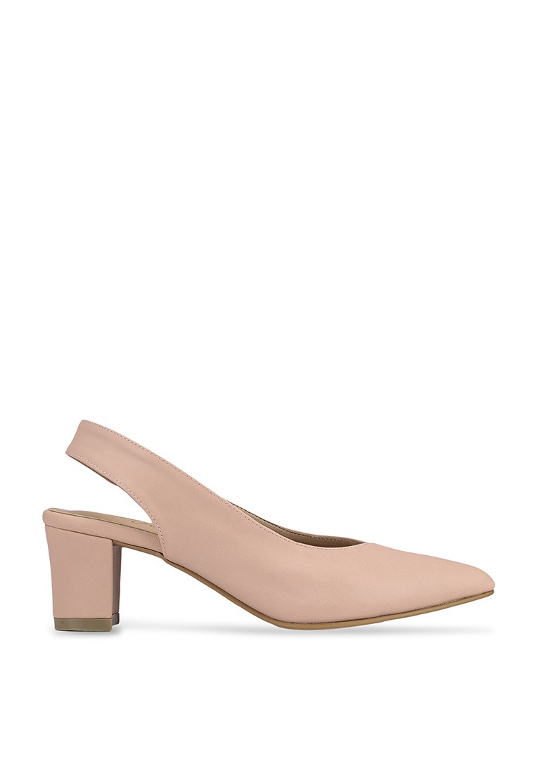 Ruth Pink Sling Back Heels