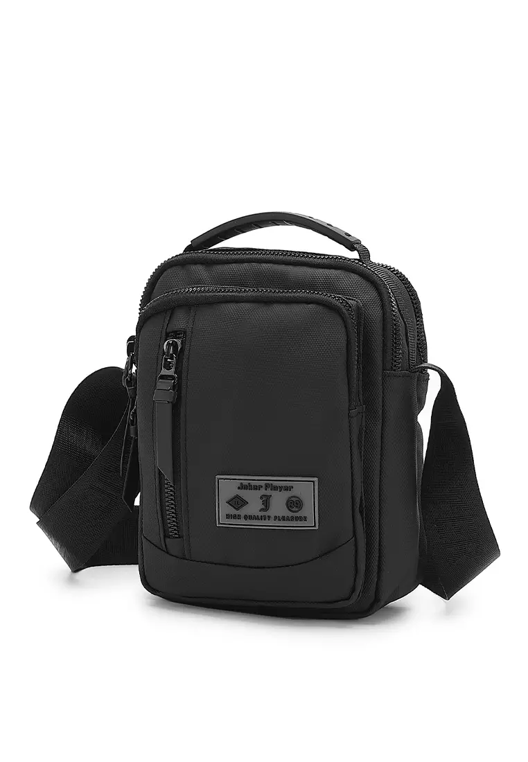 Men's Sling Bag / Crossbody Bag - Black
