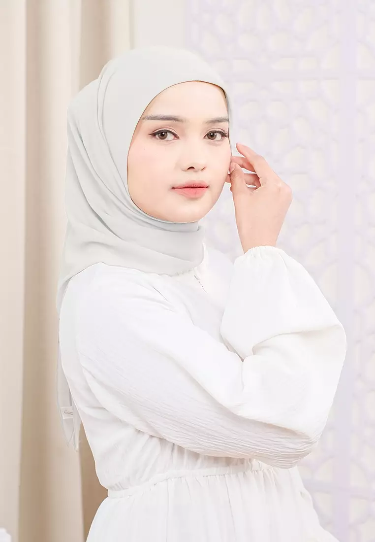 HIJAB INSTAN VIERA-SILVER GREY