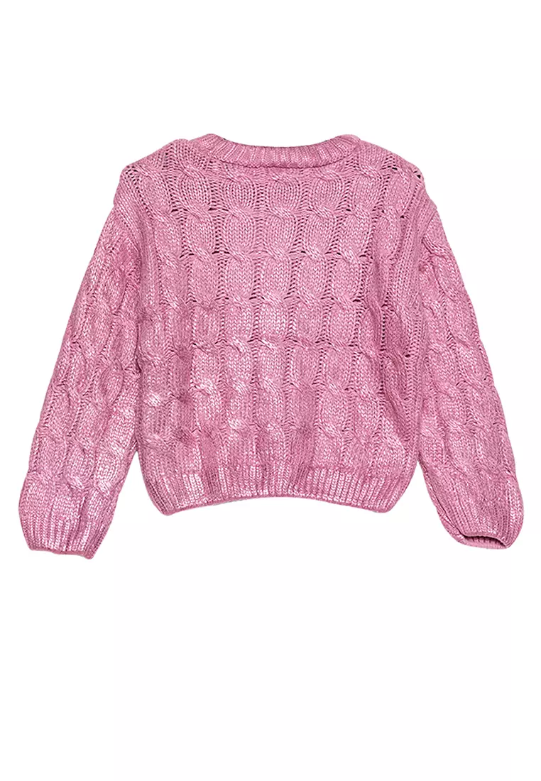 ZARA Knitted Metallic Sweater 2025 Buy ZARA Online ZALORA Hong