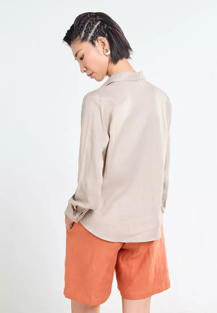 Casual Workwear Linen Shirt