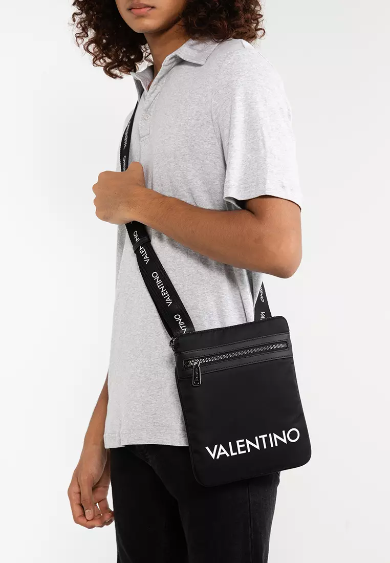 Valentino By Mario Valentino Men's Kylo Black Cross-Body Bag