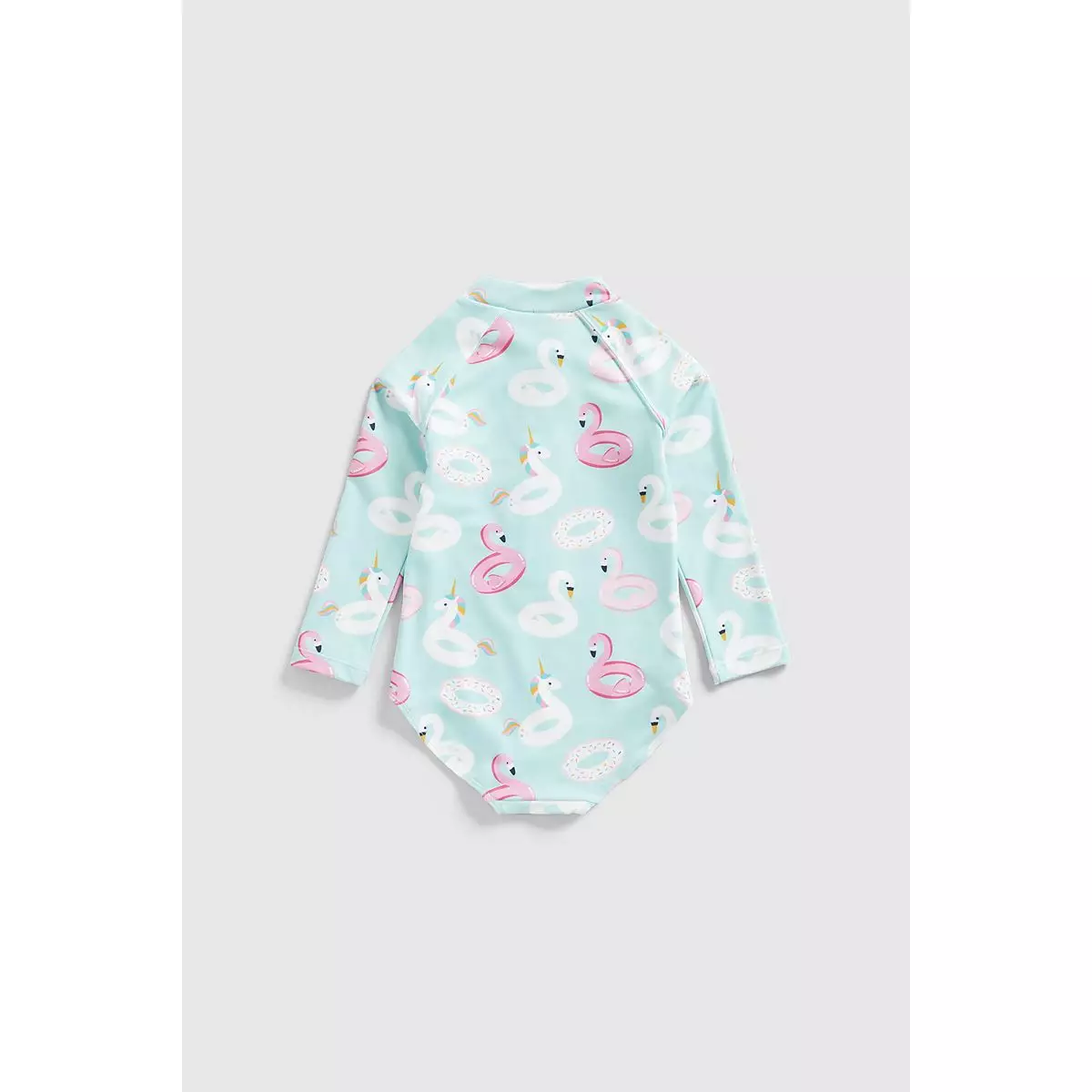 Mothercare Aqua Sunsafe Swimsuit - Baju Renang Anak Perempuan (Biru)