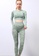 Twenty Eight Shoes green VANSA Three-piece Camouflage Long Yoga Fitness Set  VPW-YCmf3 BE02BAAB07B84FGS_5
