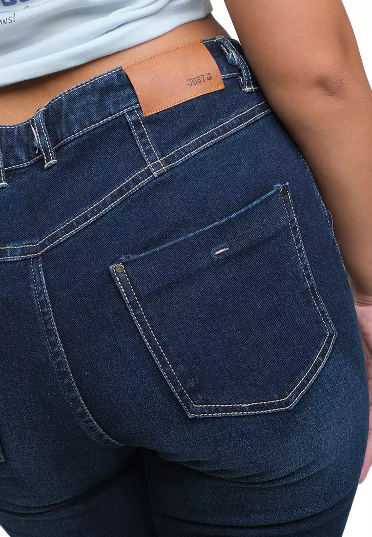 Low Rise Boot Cut Denim Jeans