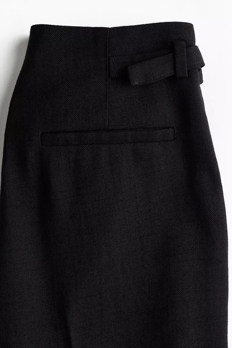Wide tailored trousers
