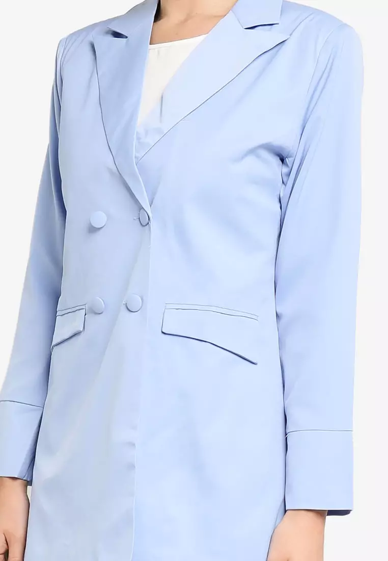 Buy Gene Martino Double Breasted Pantsuit Online | ZALORA Malaysia