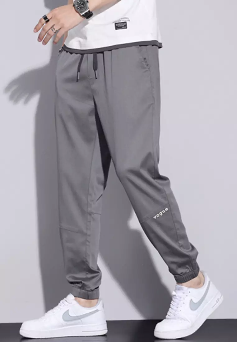Drawstring Slim Jogger Pants